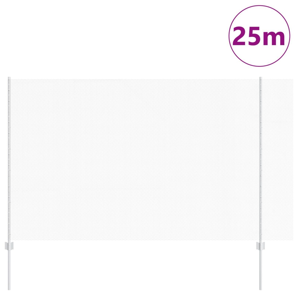 Set Gard Set de 2 Oțel galvanizat Gard de 25 x 1.5 m Durabil - 2 | YEO