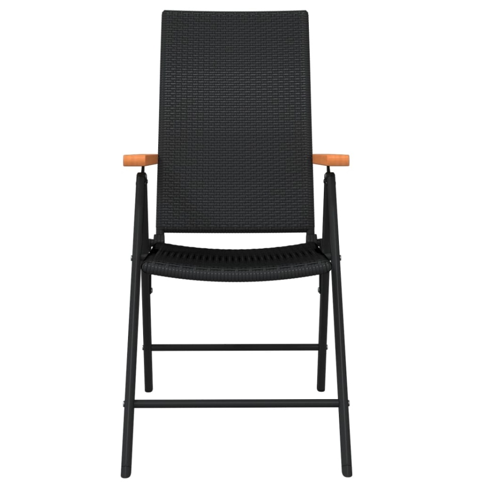 Set mobilier de grădină, 3 piese, negru - 3 | YEO