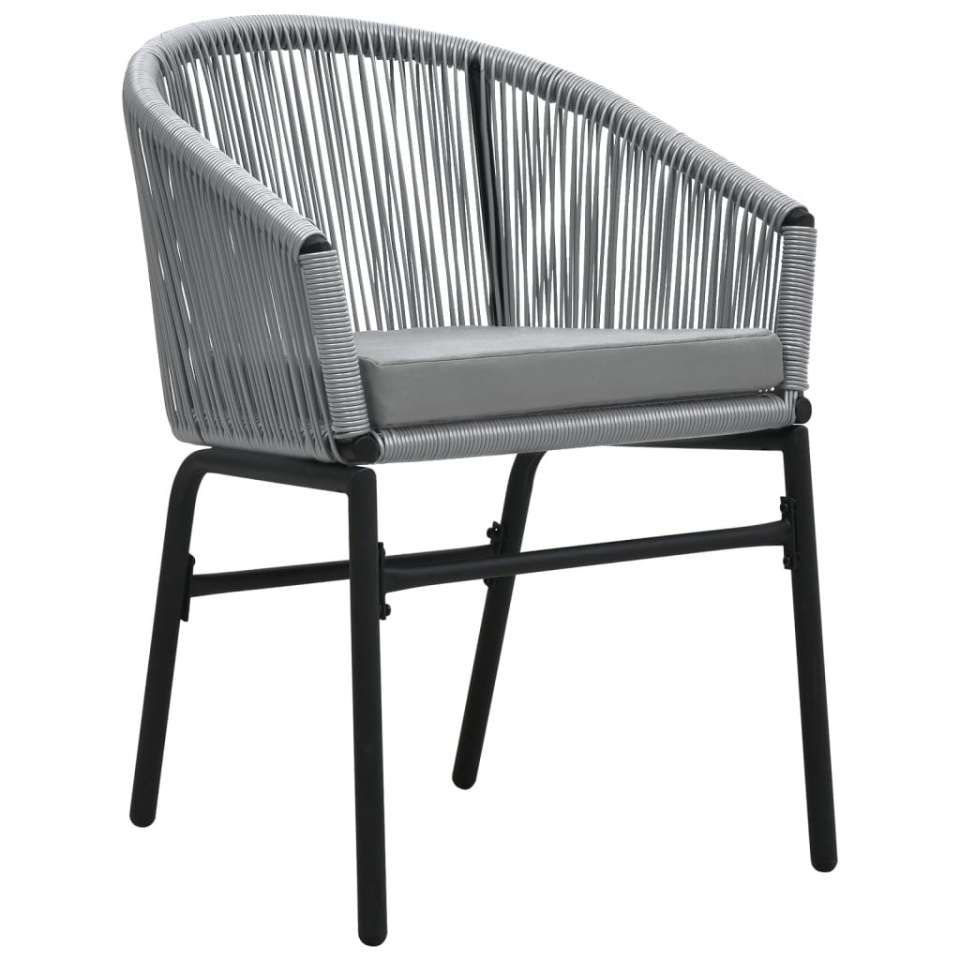 Set mobilier de grădină, 5 piese, gri - 3 | YEO