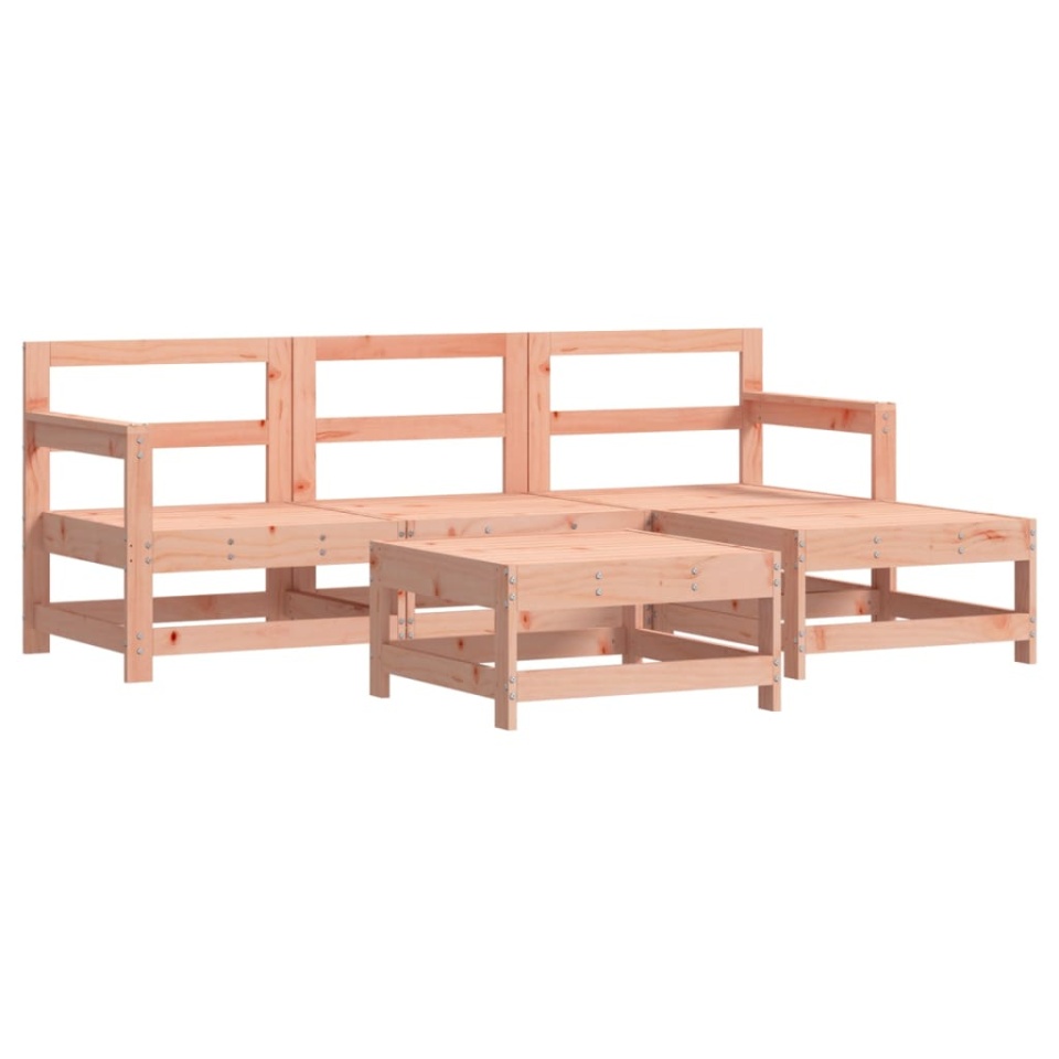 Set mobilier de grădină cu perne, 5 piese, lemn masiv douglas - 2 | YEO