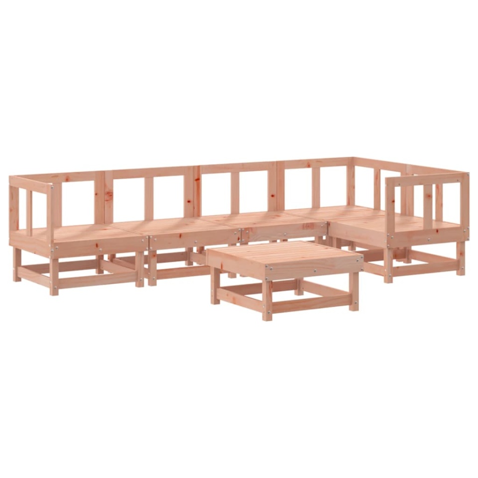 Set mobilier de grădină cu perne, 6 piese, lemn masiv Douglas - 2 | YEO
