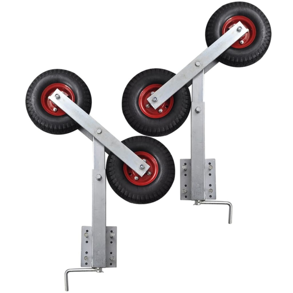 Set suport remorcă pentru barcă cu roți duble 2 buc. 59 - 84 cm - 3 | YEO