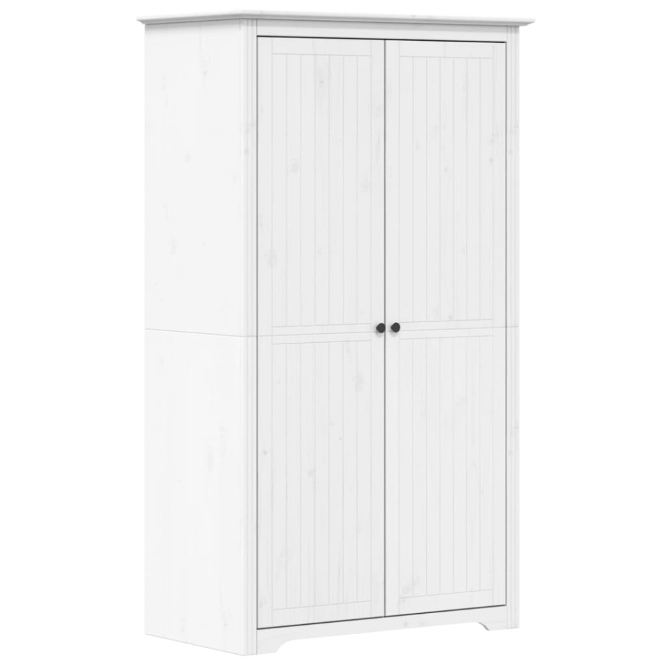 Șifonier BODO, alb, 99x53,5x173 cm, lemn masiv de pin - 1 | YEO