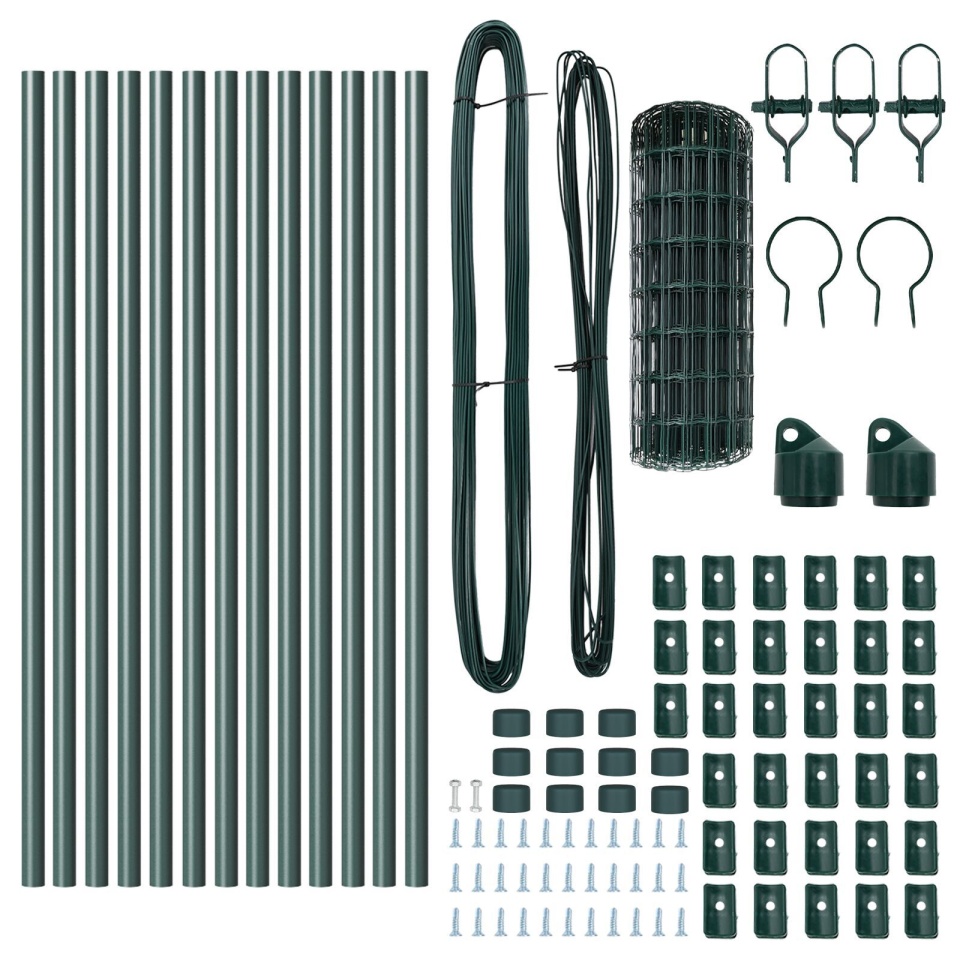 Șița Euro de la Set de 2 Verde Metal 25 x 0.8 m Durabil - 3 | YEO