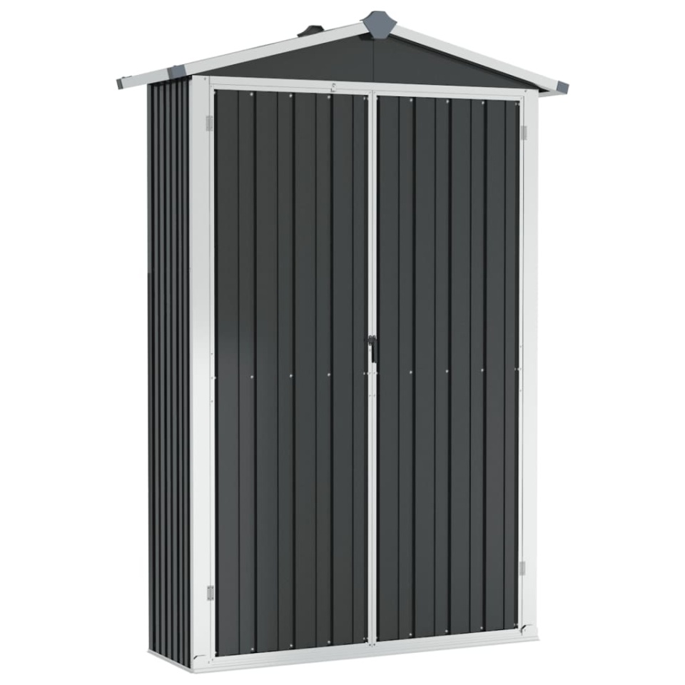 Șopron de grădină, antracit, 116x45x175 cm, oțel galvanizat - 1 | YEO