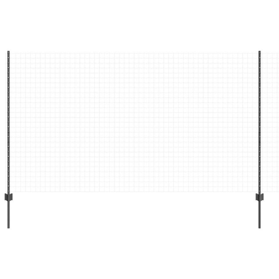 Stâlpi de gard 88 pcs U-Channel Gri 180 cm Oțel - 2 | YEO