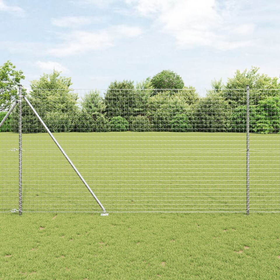 Stâlpi de Gard cu Spike 26 buc Ø32 mm 170 cm Oțel Galvanizat