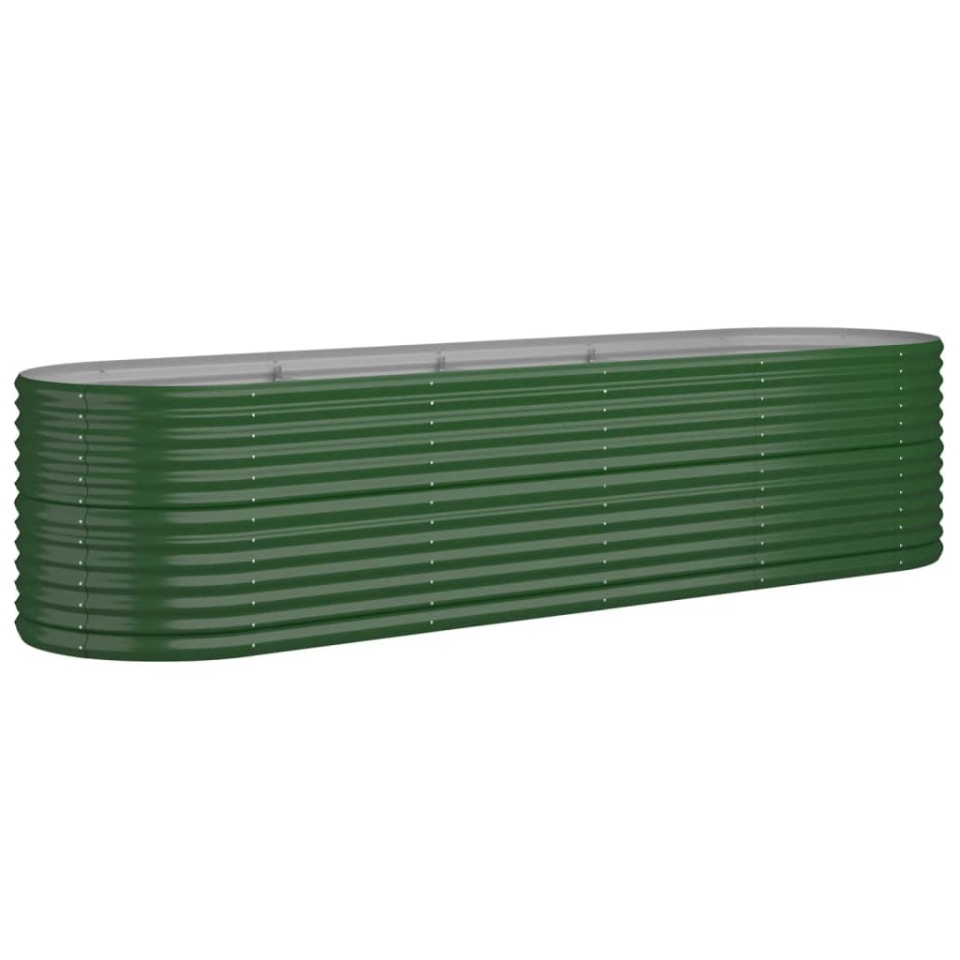 Strat înălțat grădină 296x80x68 cm oțel vopsit electrostatic - 1 | YEO