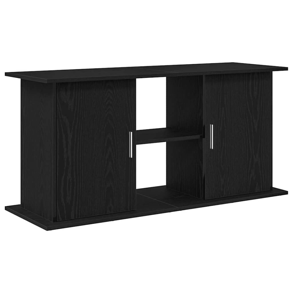Suport acvariu Stejar negru 121x41x58 cm Lemn prelucrat - 1 | YEO
