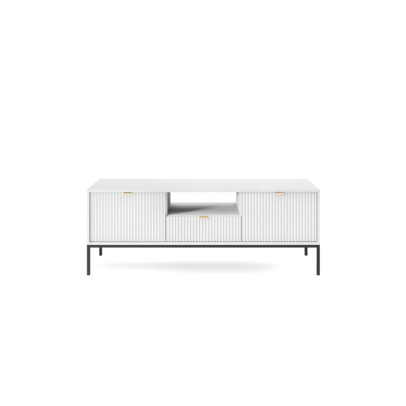 Aura AU01 TV stand 154cm 2D1S alb - 4 | YEO