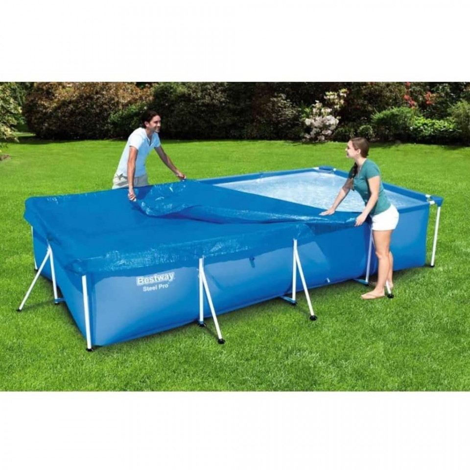 Bestway Prelată de piscină Flowclear, 304x205x66 cm