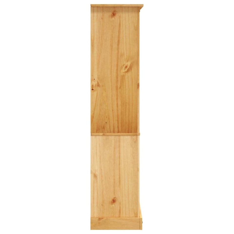 Bibliotecă 5 rafturi, 80x40x170 cm, pin mexican, stil Corona - 3 | YEO