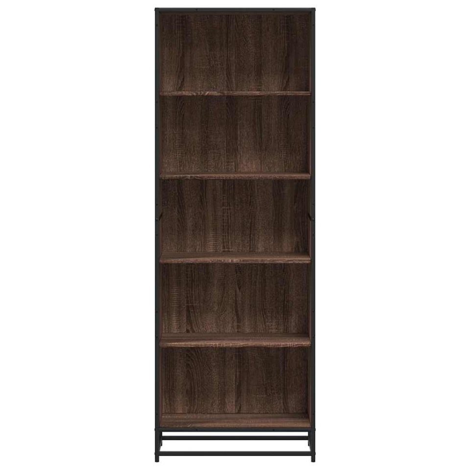 Bibliotecă, stejar maro, 60x35x170,5 cm, lemn prelucrat - 3 | YEO