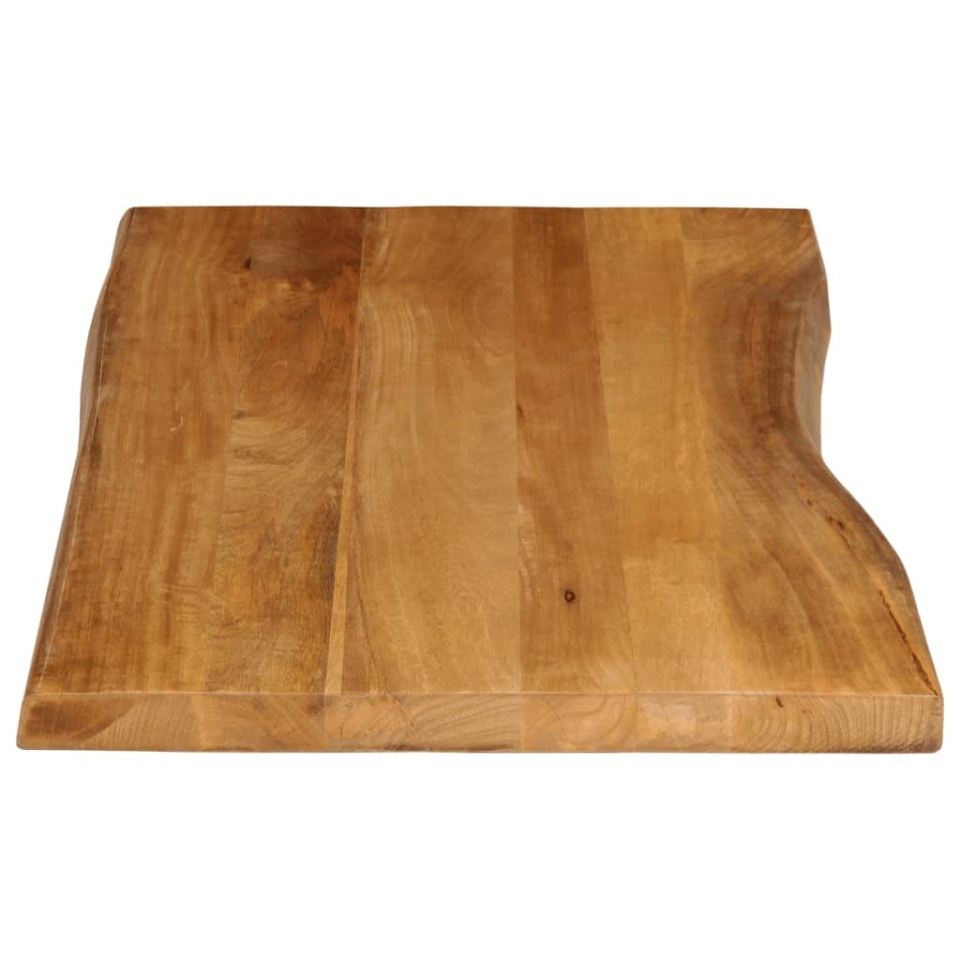 Blat masă cu margini, 120x60x3,8 cm, lemn masiv mango - 3 | YEO