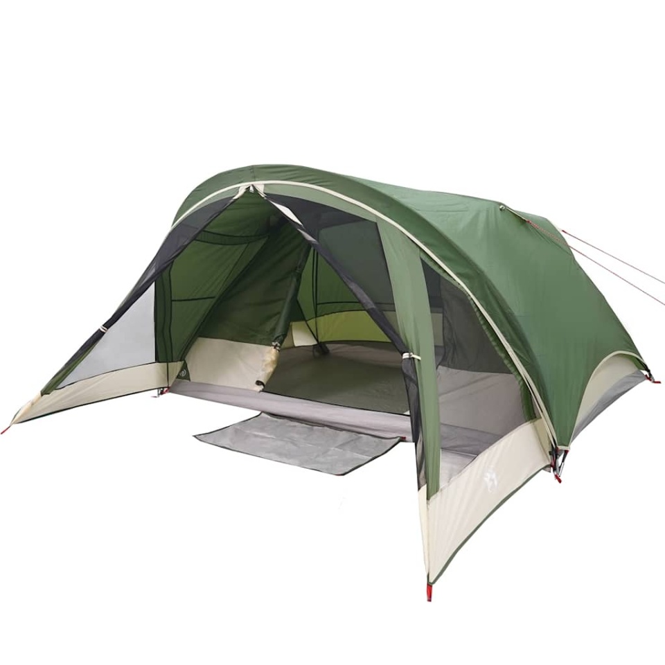 Cabină cort de camping, 4 persoane, verde, impermeabil - 3 | YEO