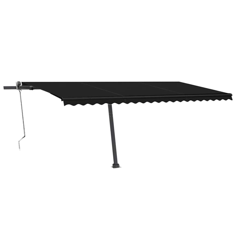 Copertină autonomă retractabilă automat, antracit, 500x300 cm - 1 | YEO
