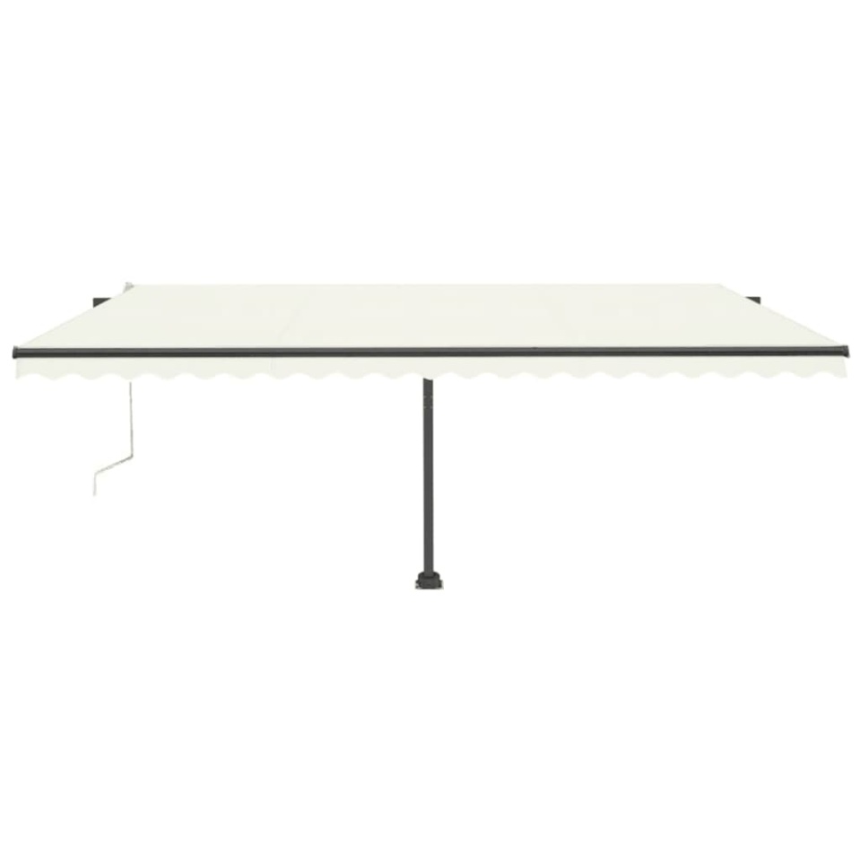 Copertină autonomă retractabilă automat, crem, 500x300 cm - 3 | YEO