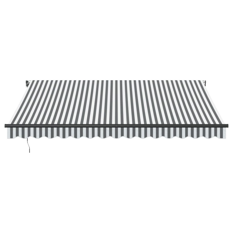 Copertină retractabilă automat LED-uri antracit/alb 400x350 cm - 3 | YEO