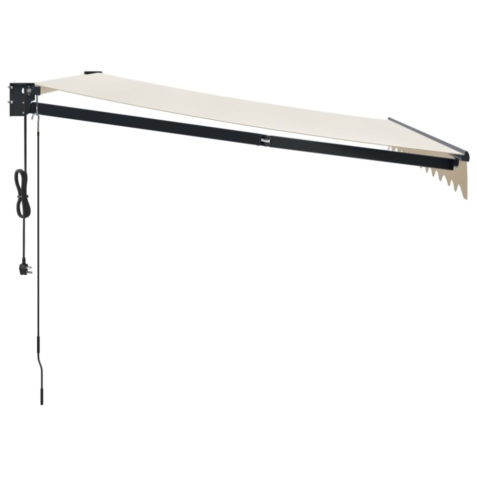 Copertină retractabilă automată, crem, 3x2,5 m - 3 | YEO