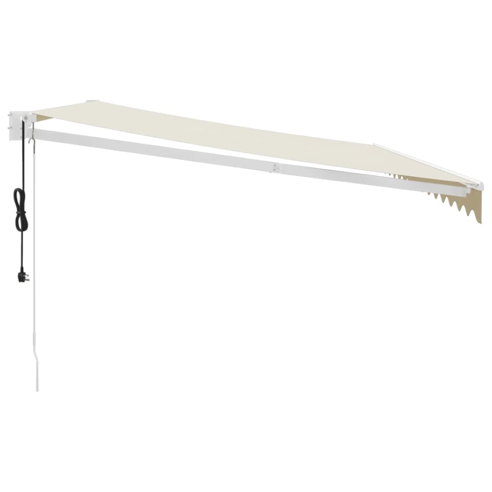 Copertină retractabilă automată, crem, 4,5x3 m - 3 | YEO