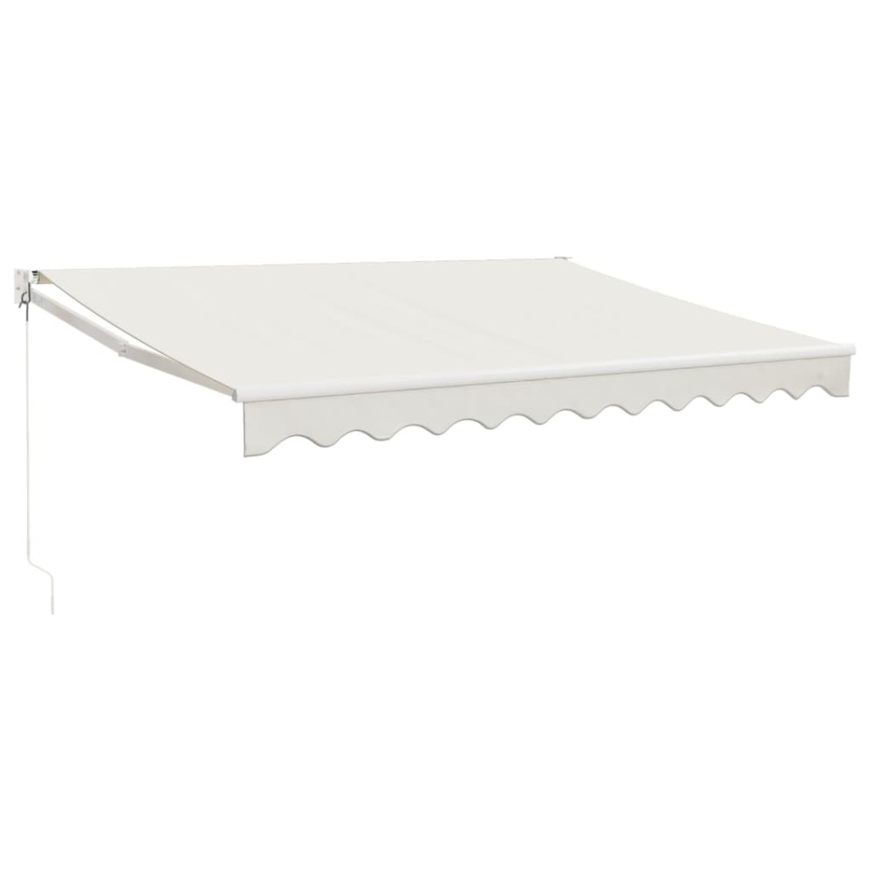 Copertină retractabilă, crem, 3x2,5 m, textil și aluminiu - 1 | YEO