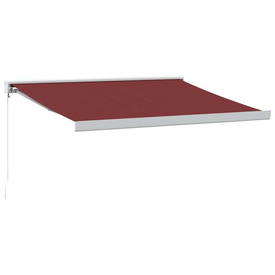 Copertina retractabilă manual, vișiniu, 300x250 cm - 2 | YEO