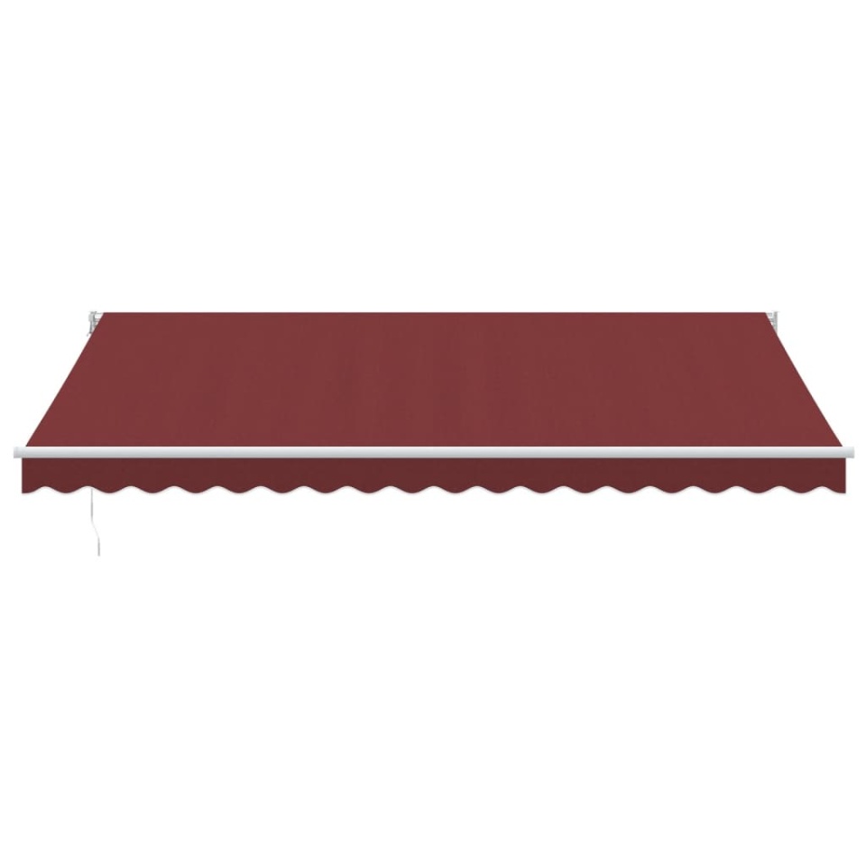 Copertina retractabilă manual, vișiniu, 450x300 cm - 2 | YEO