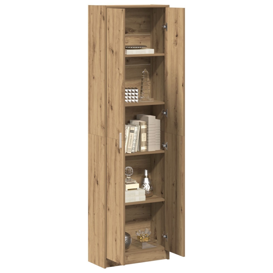 Dulap Artisan Oak 55x25x189 cm Lemn Prelucrat - 2 | YEO