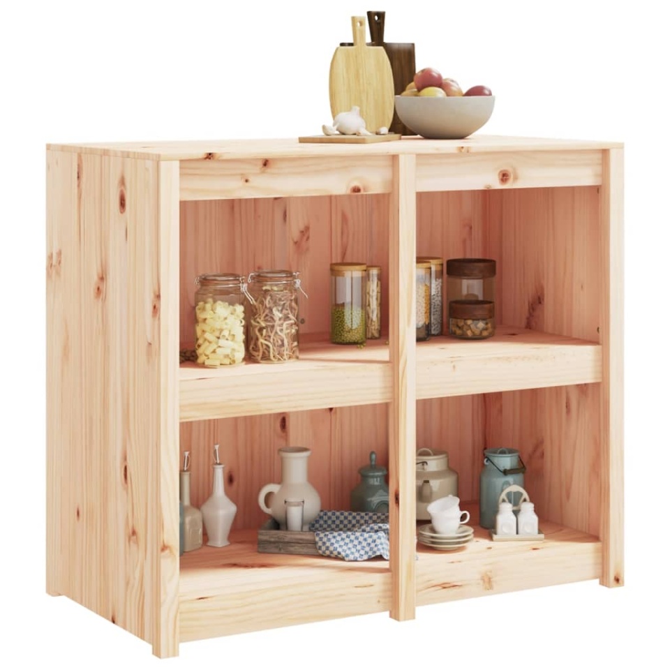 Dulap bucătărie de exterior, 106x55x92 cm, lemn masiv pin - 2 | YEO
