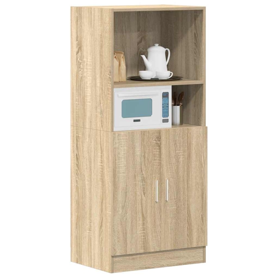 Dulap bucătărie stejar Sonoma, 57x41,5x131,5 cm, lemn prelucrat - 2 | YEO