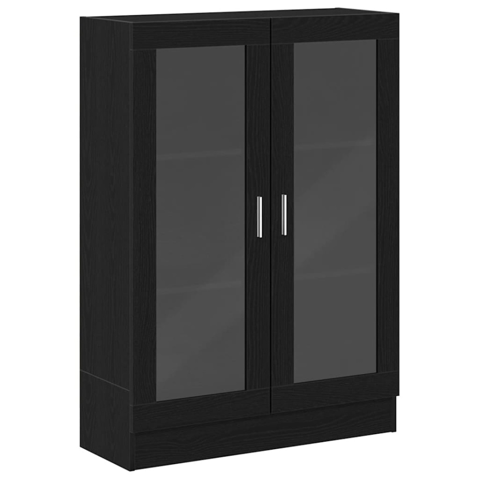 Dulap cu cărți stejar negru 82,5x30,5x115 cm lemn prelucrat - 1 | YEO