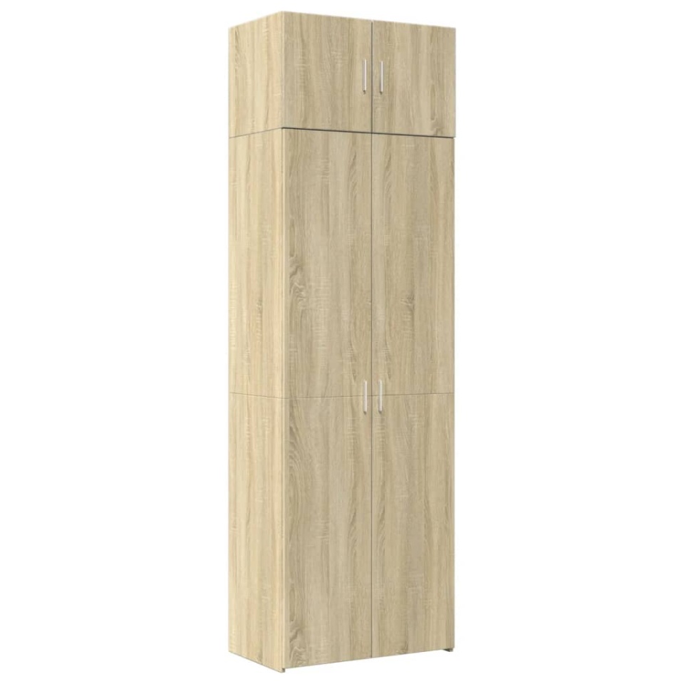 Dulap de depozitare, stejar sonoma, 70x42,5x225, lemn prelucrat - 1 | YEO