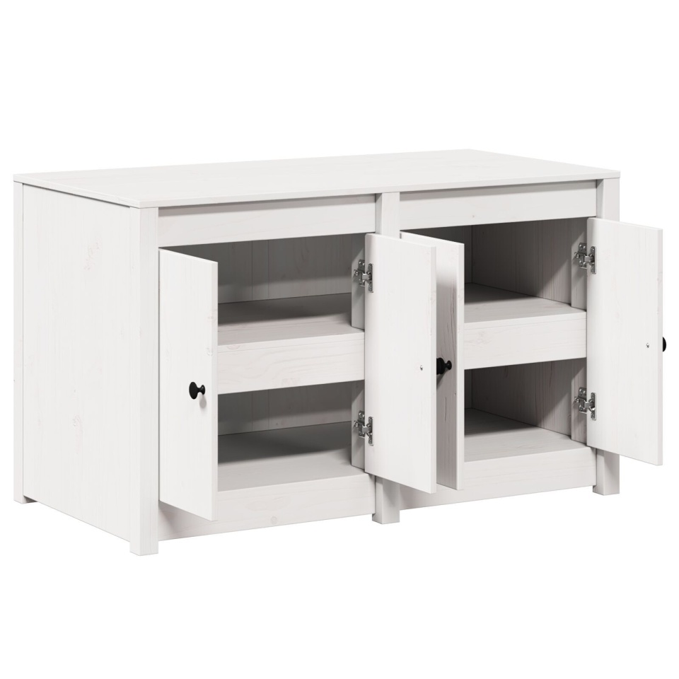 Dulap pentru bucătărie de exterior Alb 106x55x64 cm Lemn de pin solid - 3 | YEO
