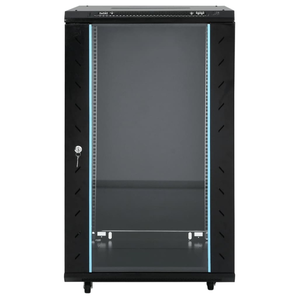 Dulap server, picioare pivotante, 18U, 19 IP20 60x60x100 cm - 2 | YEO