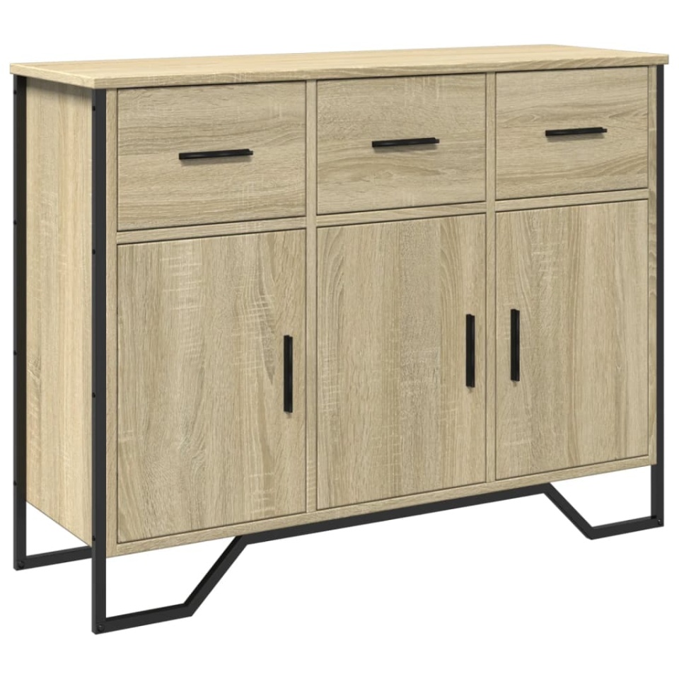 Dulap, stejar sonoma, 97x32,5x74,5 cm, lemn prelucrat - 1 | YEO