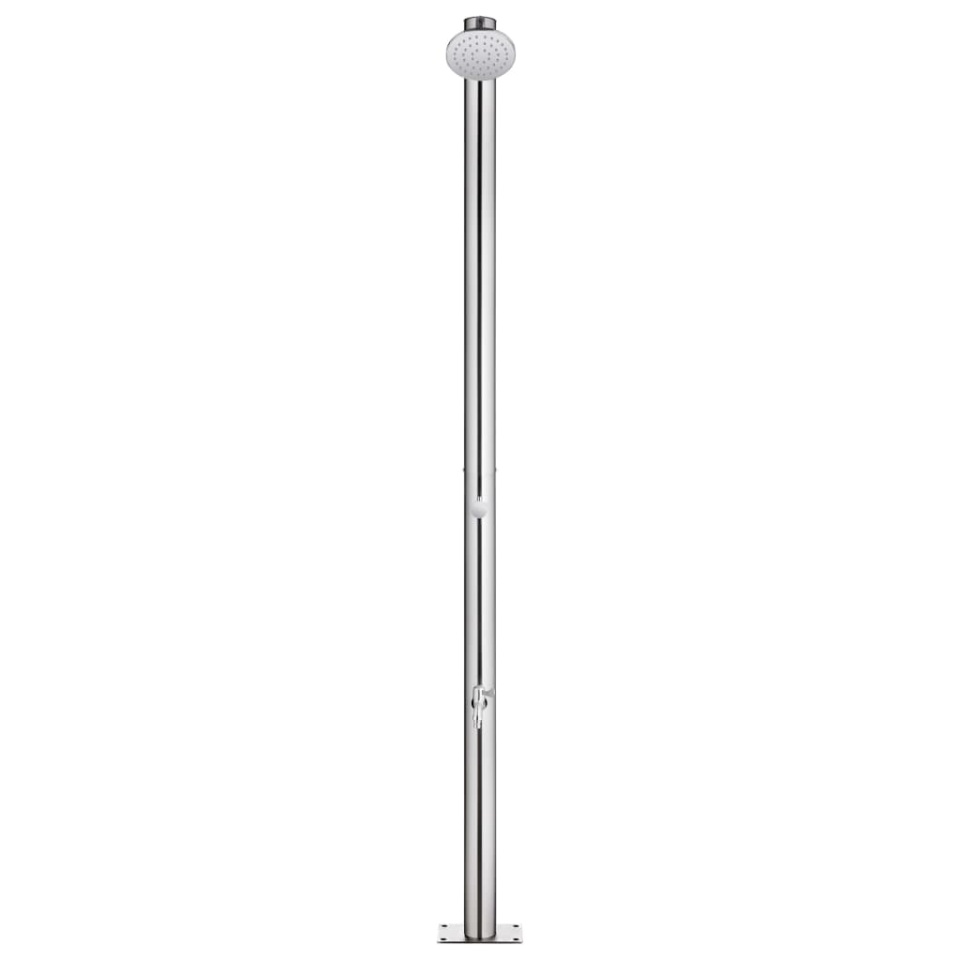 Duș pentru grădină, 215 cm, oțel inoxidabil - 2 | YEO