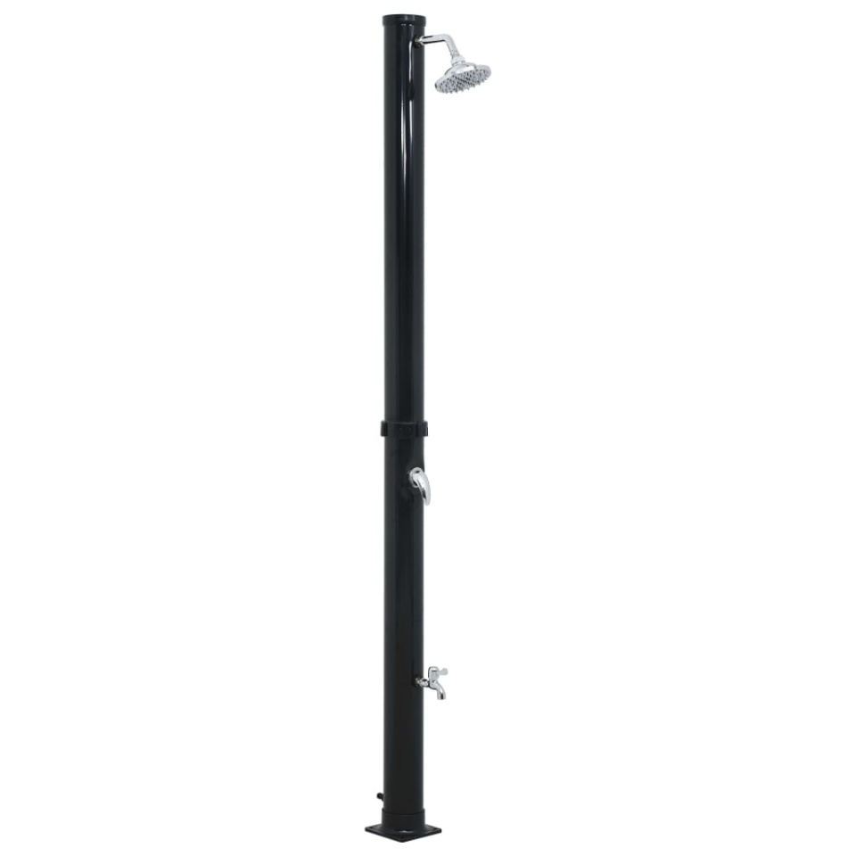 Duș solar, negru, 220 cm, 20 L - 1 | YEO