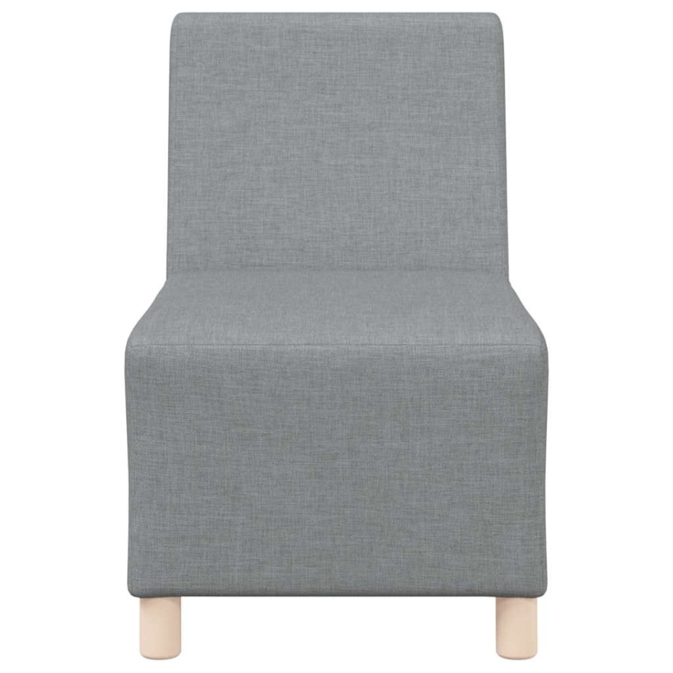 Fotoliu canapea, gri deschis, 55 cm, material textil - 3 | YEO