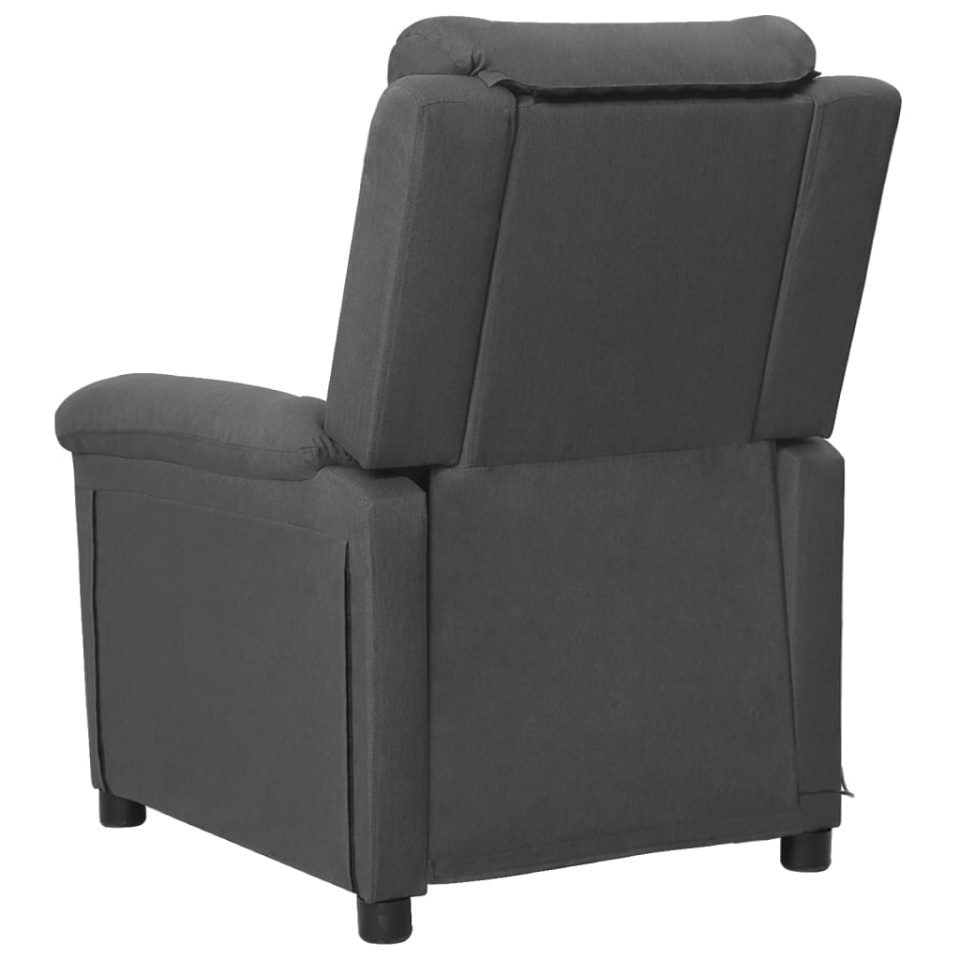 Fotoliu de masaj, gri închis, material textil - 3 | YEO
