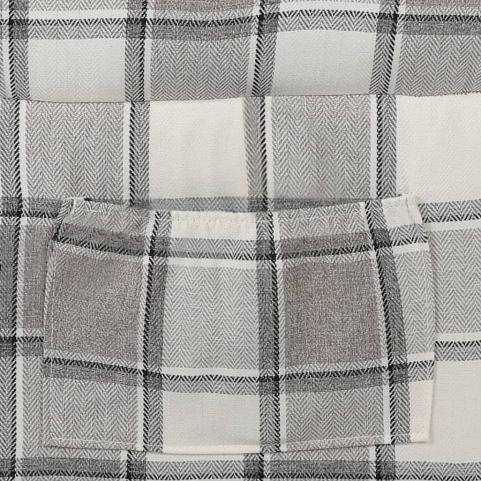 Fotoliu rabatabil, gri, material textil - 4 | YEO