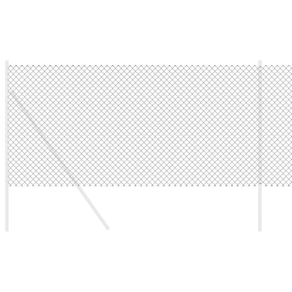 Gard din plasă de fier gri 1.2x25 m - 2 | YEO