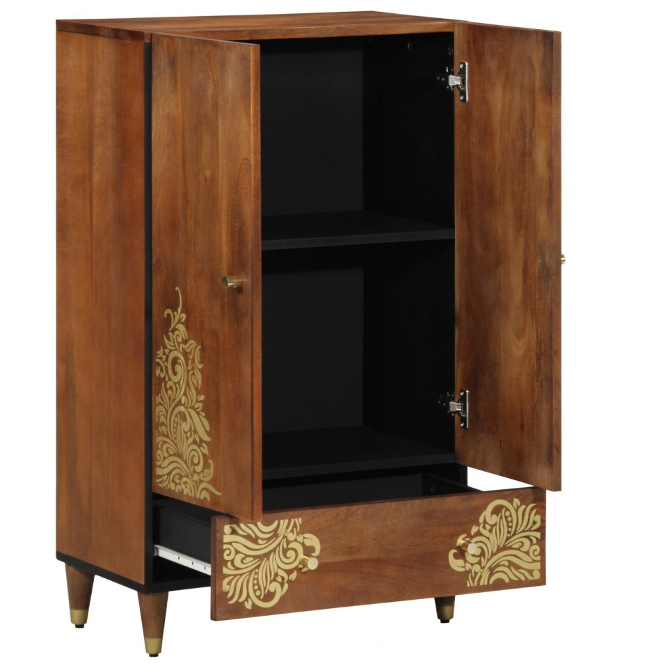 Highboard 60x33x100 cm Lemn masiv din mango