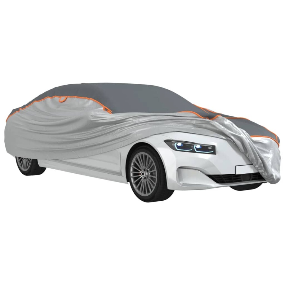 Husă auto de Sedan protecție grindină complet, gri/argintiu XXL - 3 | YEO
