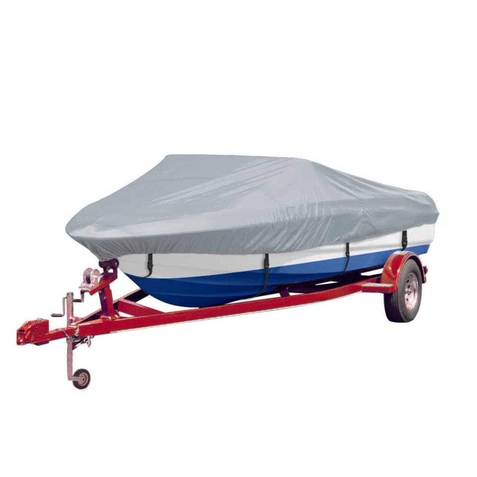 Huse de barcă, 2 buc., gri, lungime 488-564 cm lățime 239 cm - 1 | YEO