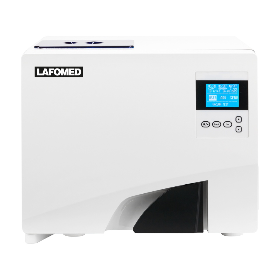 Lafomed autoclave premium line lfss08aa lcd cu imprimantă medicală 8l clasa b - 1 | YEO