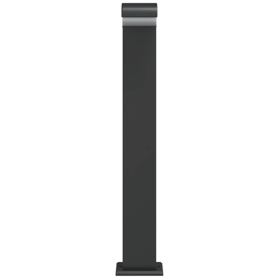 Lămpi exterioare de podea 3 buc. negru 80 cm aluminiu turnat - 3 | YEO
