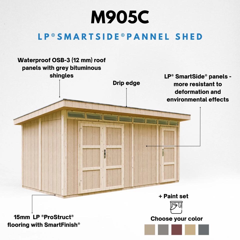 Magazie cu panouri LP® SmartSide® M905C - 1 | YEO
