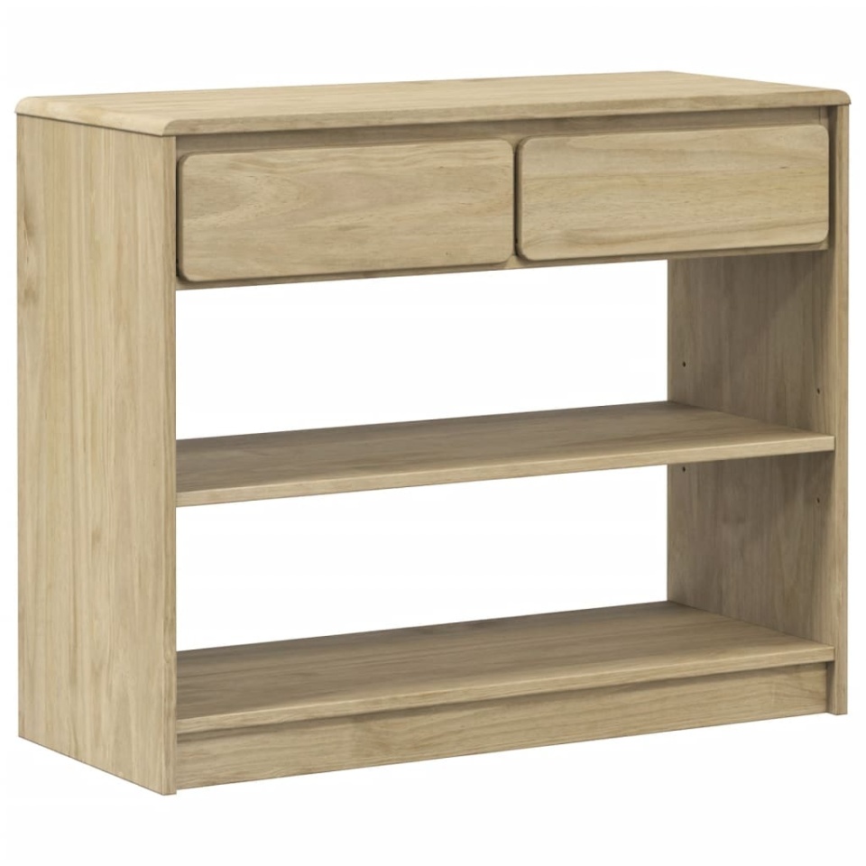 Măsuță consolă SAUDA, stejar, 89,5x36,5x73 cm, lemn masiv pin - 1 | YEO