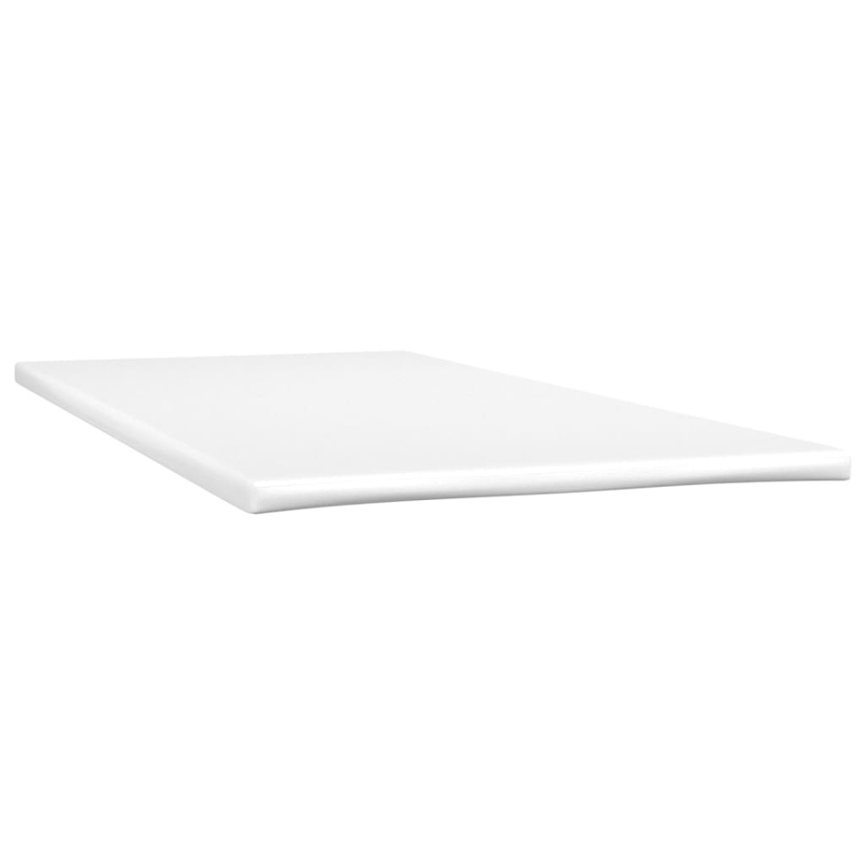 Pat box spring cu saltea, crem, 100x200 cm, textil - 4 | YEO