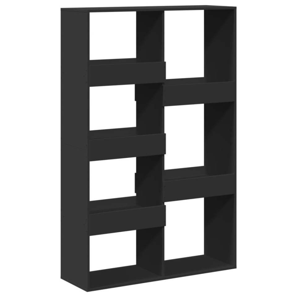 Separator de cameră, negru, 100x33x155,5 cm, lemn prelucrat - 1 | YEO